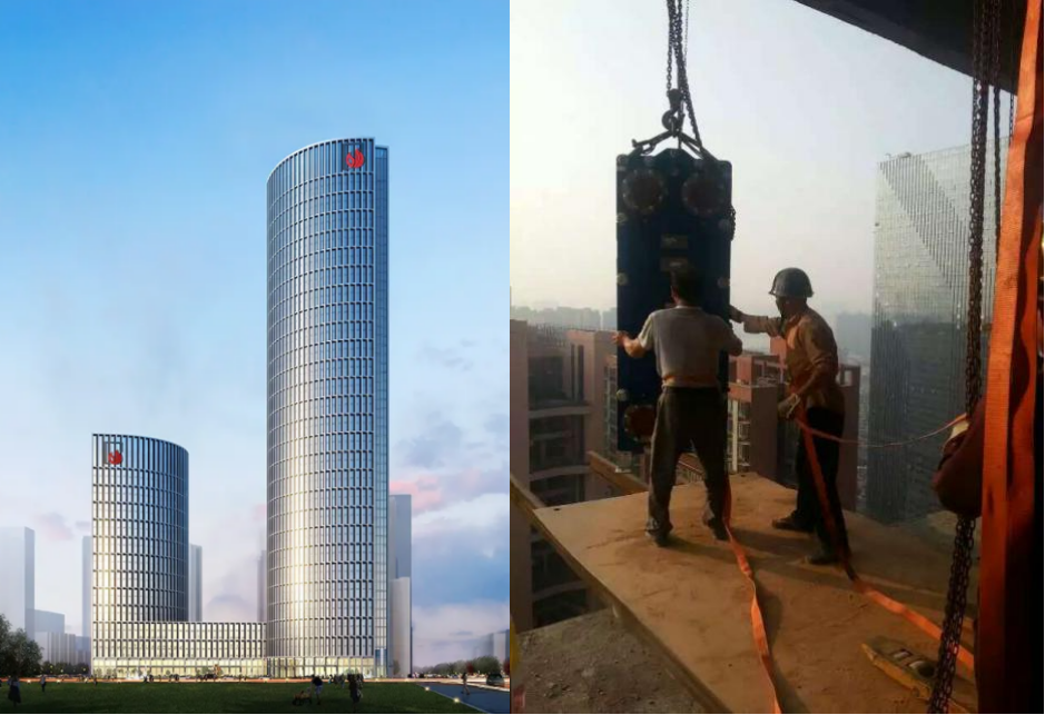 湖南日?qǐng)?bào)傳媒中心板式換熱器